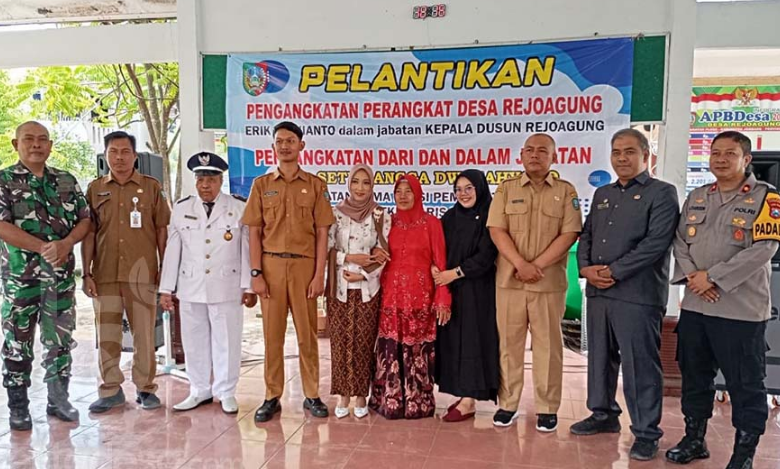 Kades Rejoageng Jombang Lantik Kepala Dusun dan Sekretaris Desa