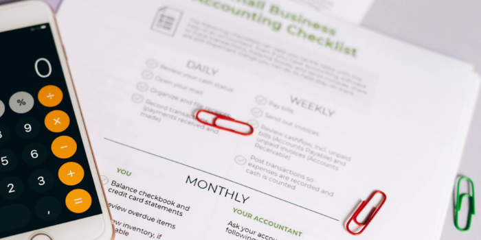 Checklist Steps Action